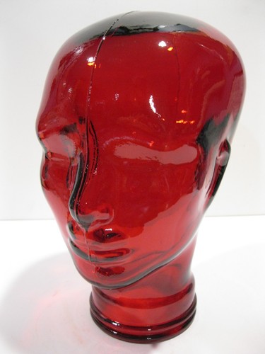 Glass head red life - red,, size