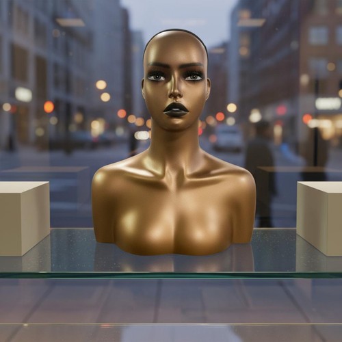 Female display bust - display, life-size