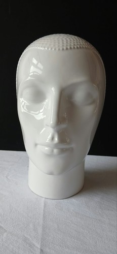 Vintage life size head - head, ceramic
