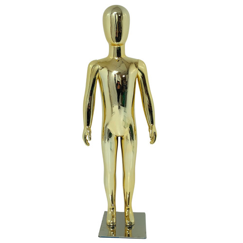 Golden kids model mannequin - golden,