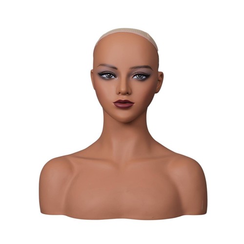 Plastic mannequin head - plastic,