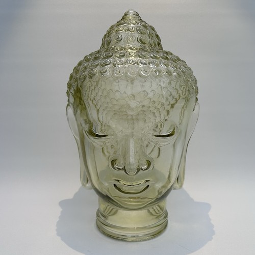 Glass buddha head life - buddha,